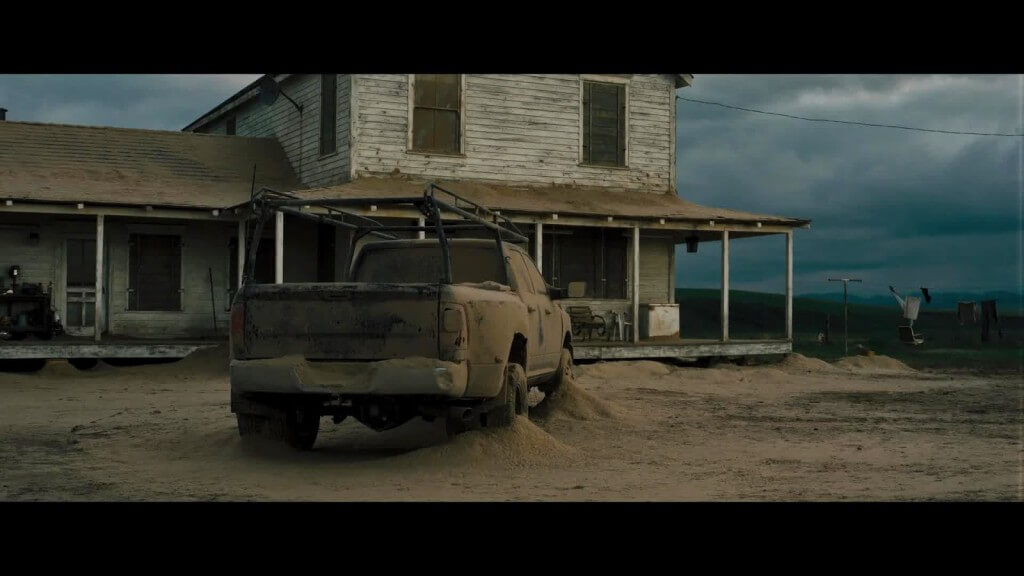 Versión del Dust Bowl según la película Interstellar (2014) © Movie Review – Interstellar