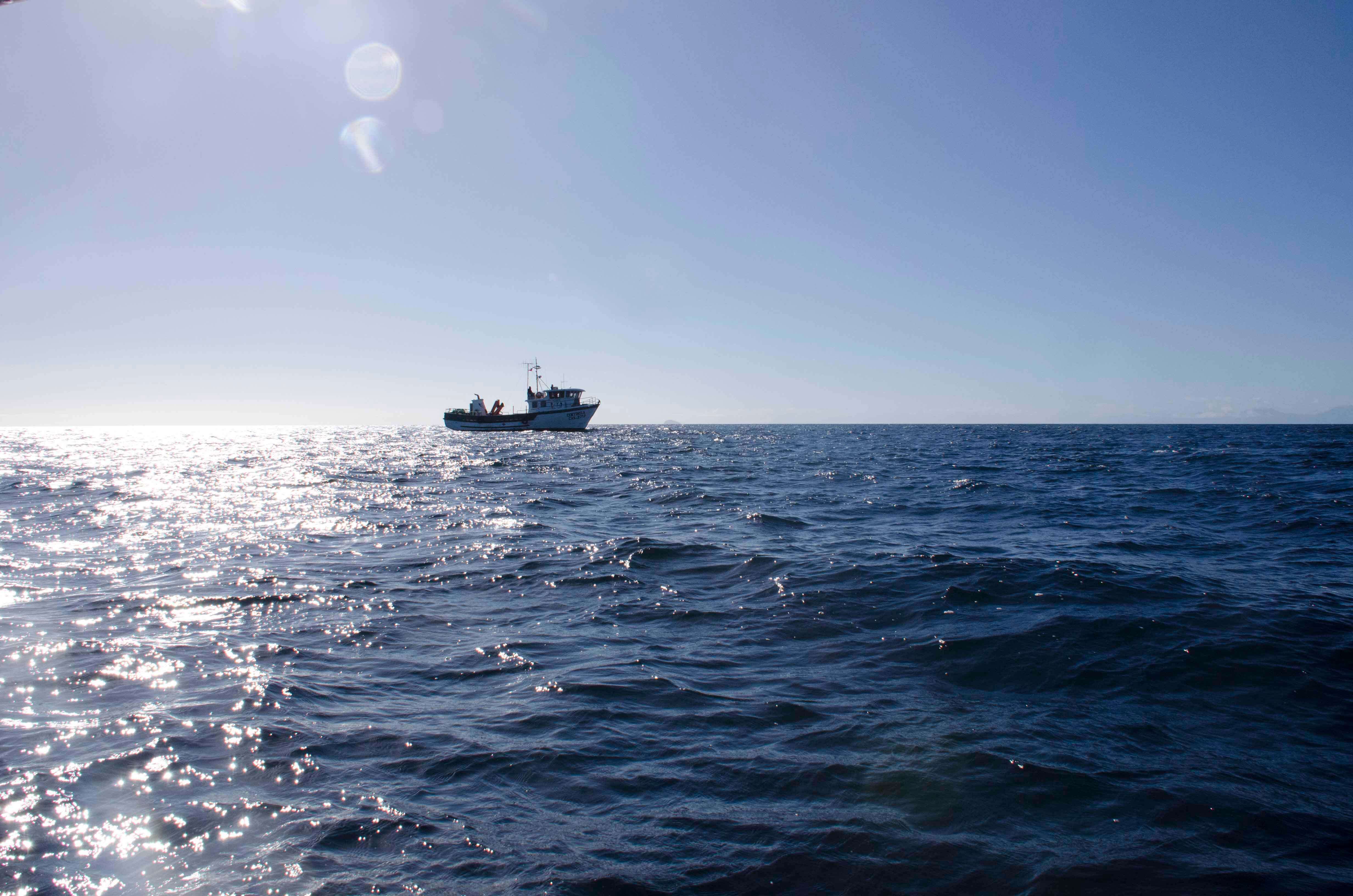 La “Centinela”, navegando el temido Golfo del Corcovado © Daniel Casado