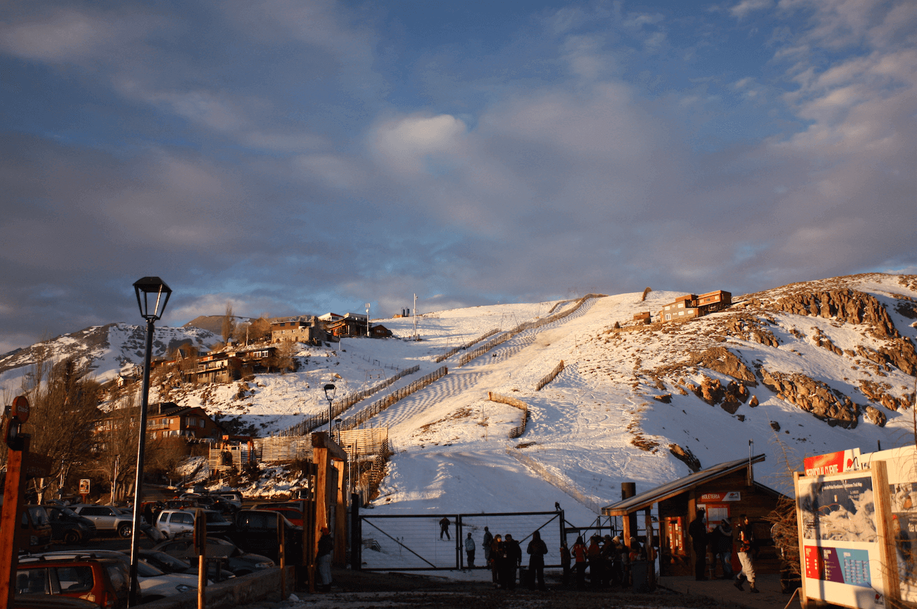 Pista de esquí Embudo en Farellones (© Amelia Ortúzar)