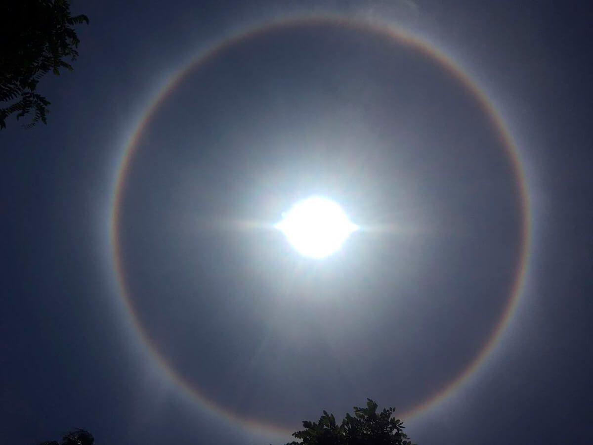 La explicación detrás del fenómeno del sol que sorprendió hoy a Santiago