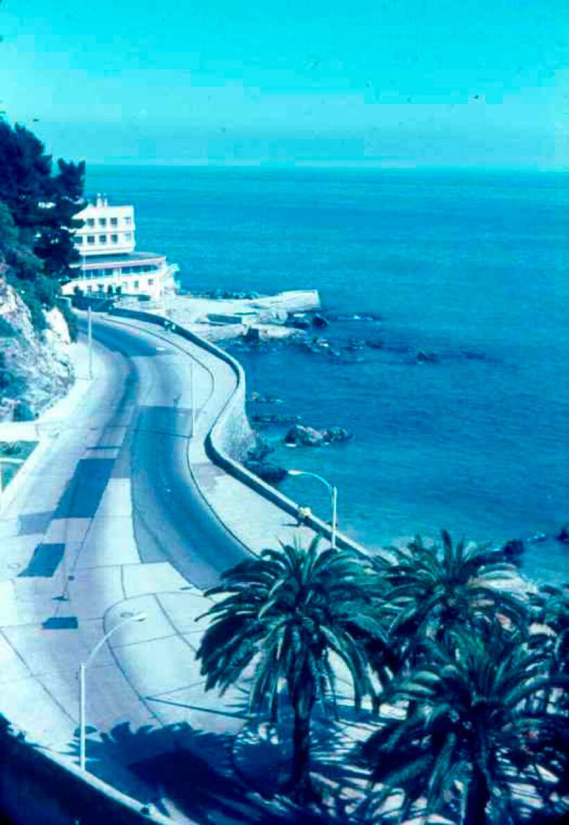 Vista al antiguo Hotel Miramar en 1962. ©Rodrigo Santa María.