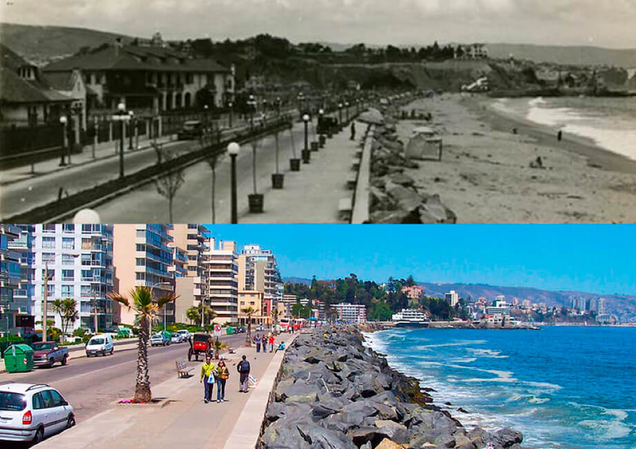 Contraste entre 1936 (año de inauguración del Cap Ducal) y 2016. 