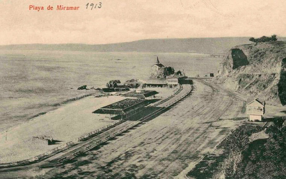 Playa Miramar ca. 1913. ©Augusto Bruna