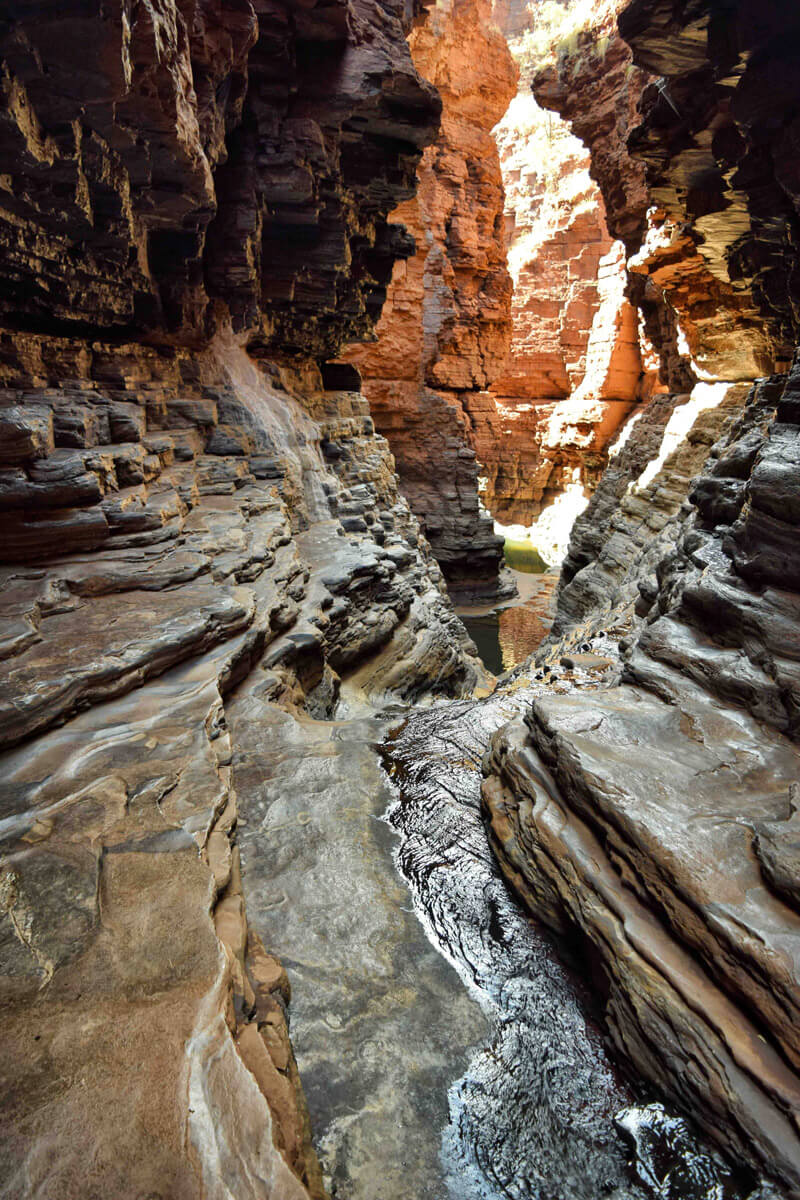 Los interiores del Weano Gorge ©C.Brodsky/E.Martin