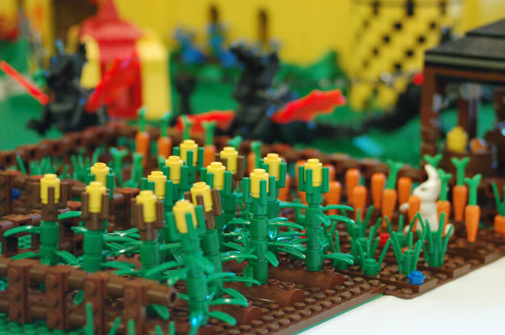 Jardín de LEGO ©Ketzirah Lesser