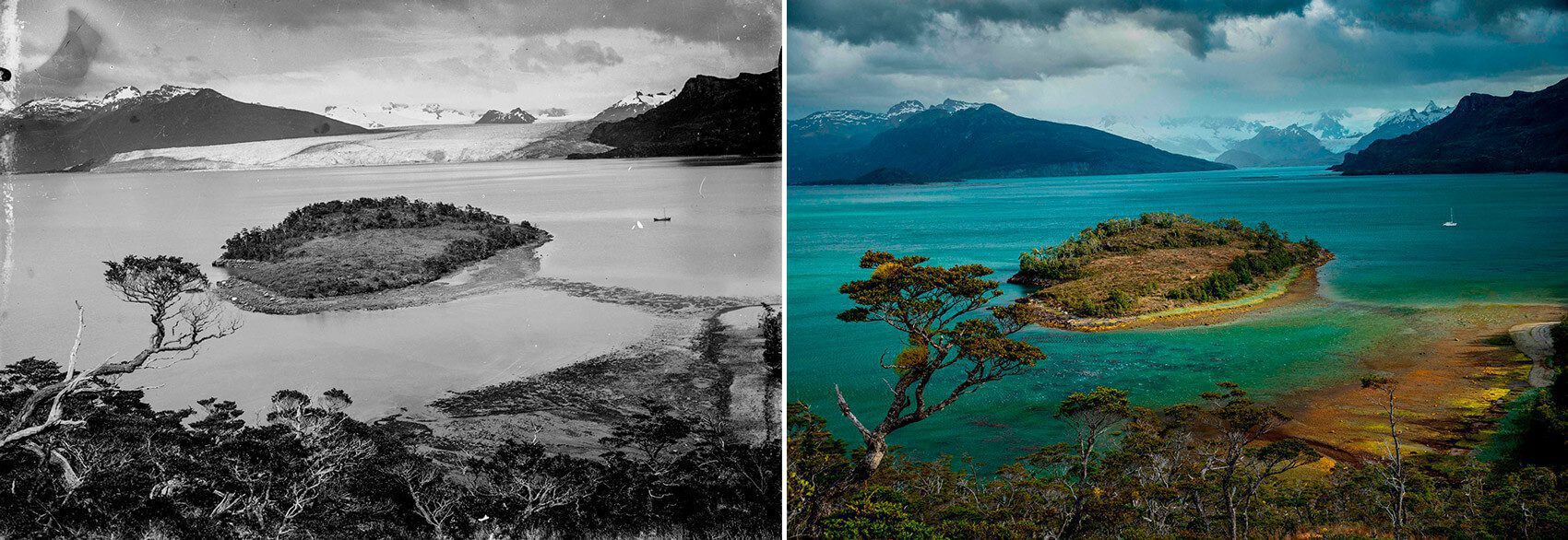 Tras los pasos de Alberto De Agostini en Tierra del Fuego: el antes y después de los glaciares