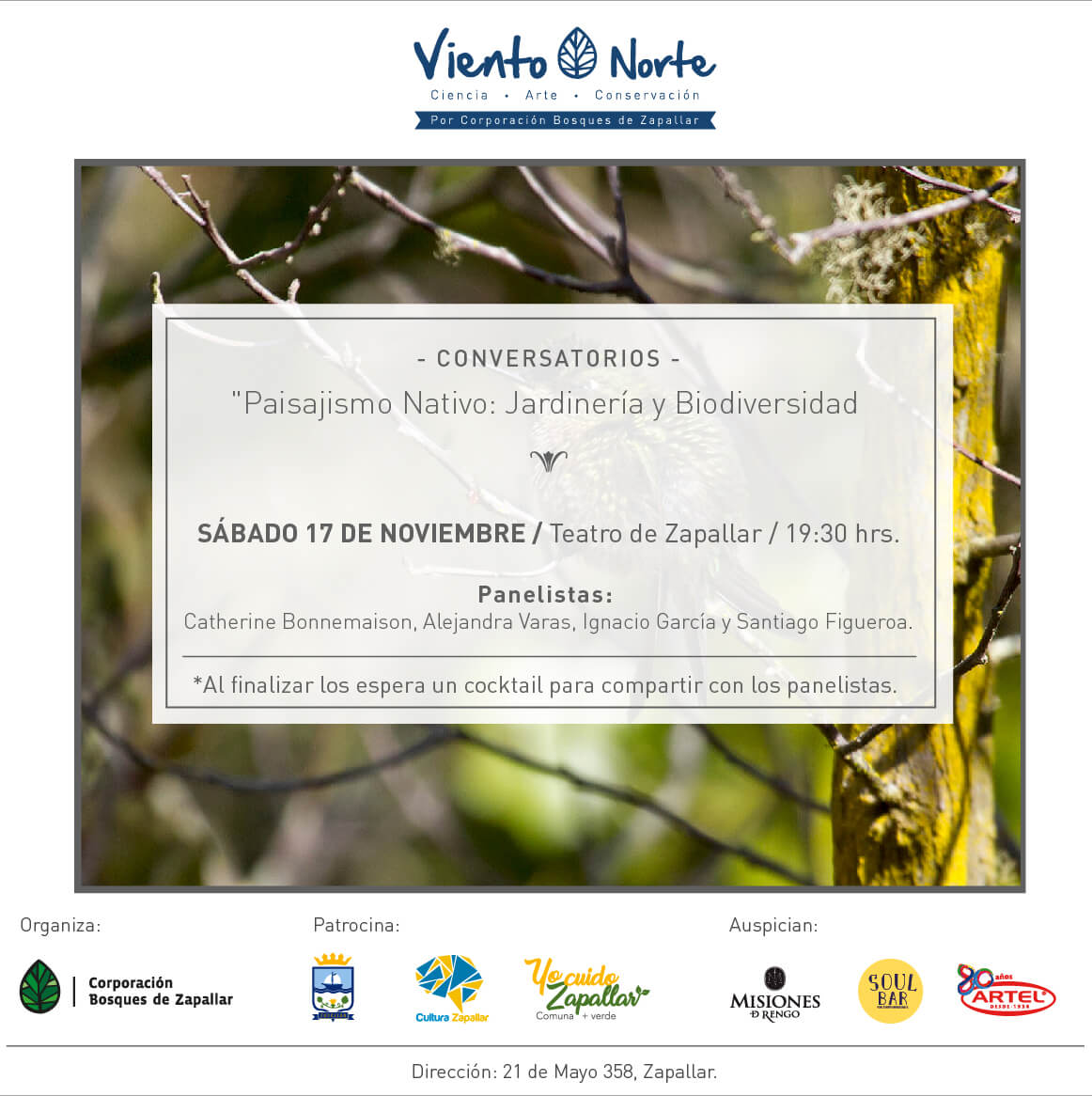 Conversatorio “Paisajismo Nativo:  jardinería y biodiversidad”