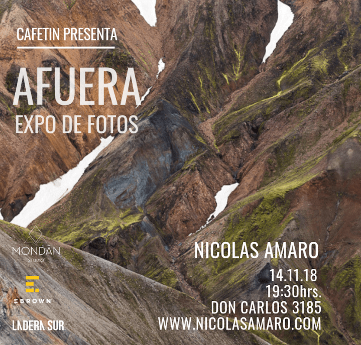 Exposición AFUERA del fotógrafo Nicolás Amaro