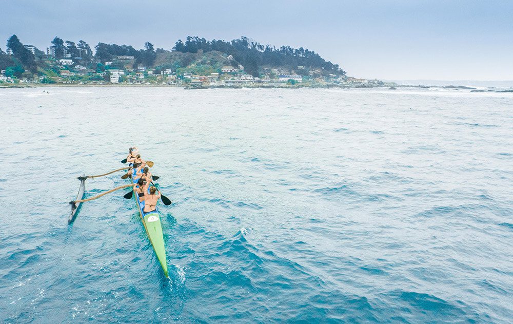 Canoa polinésica: un deporte ancestral que crece en Chile