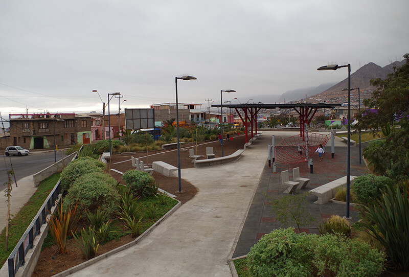 Plaza Dr. Antonio Rendic, Antofagasta ©Fundación Mi Parque