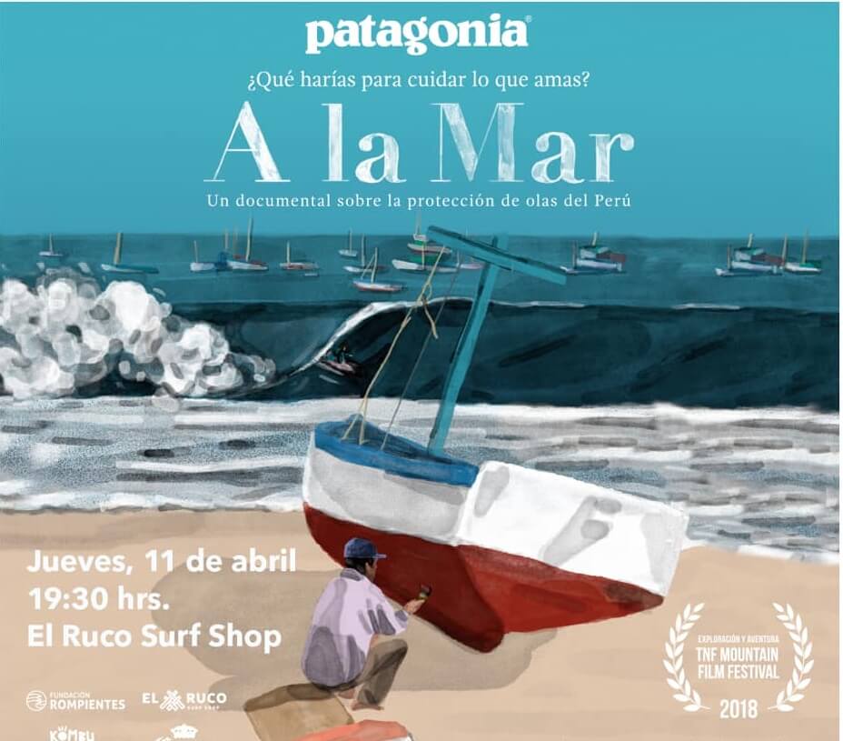 Patagonia te invita a ver documental «A la mar»