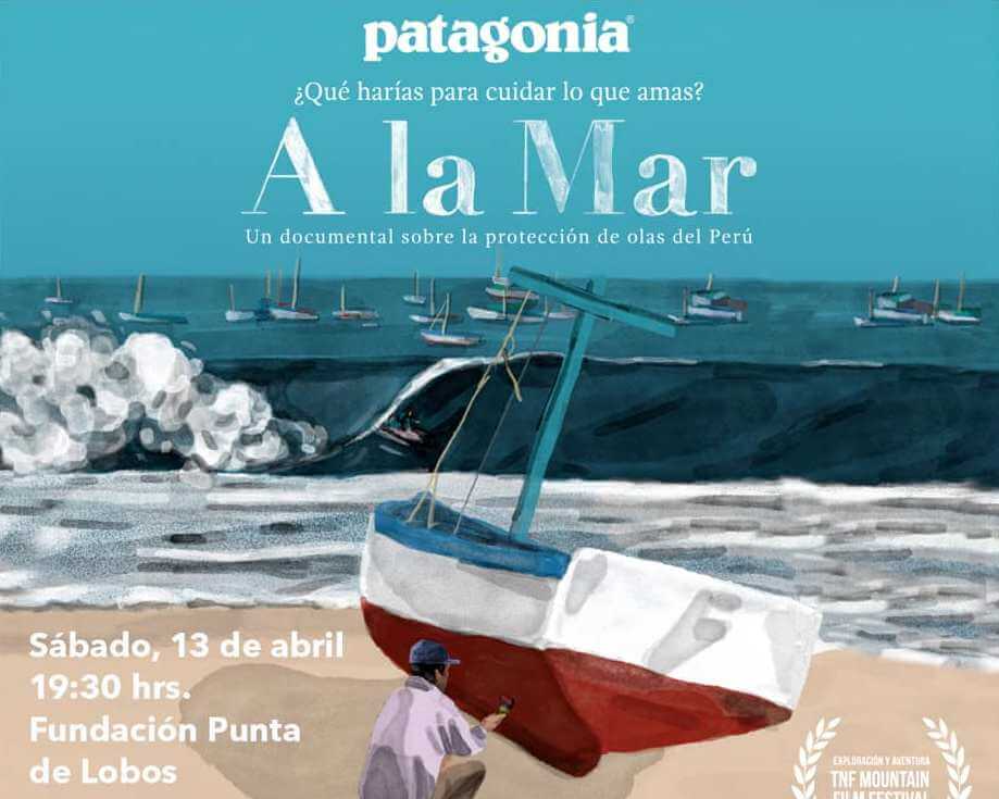 Patagonia te invita a ver documental «A la mar» en Pichilemu