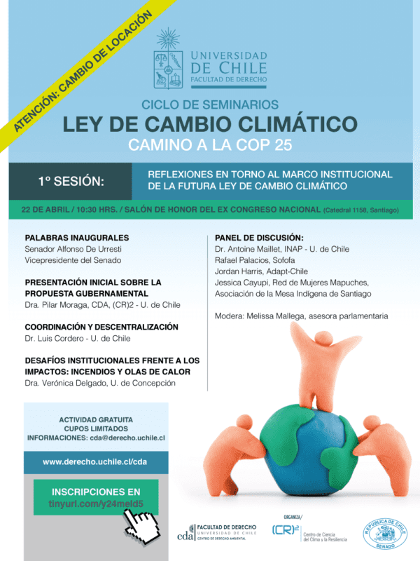 1ra sesión Ciclo de seminarios “Ley de cambio climático. Camino a la COP 25”