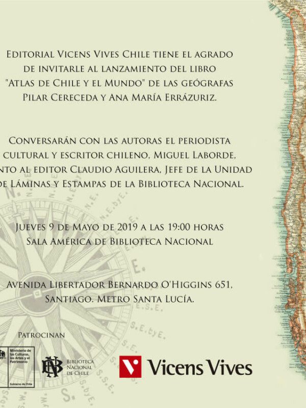 Vicens Vives presenta el lanzamiento de «Atlas de Chile y el mundo»