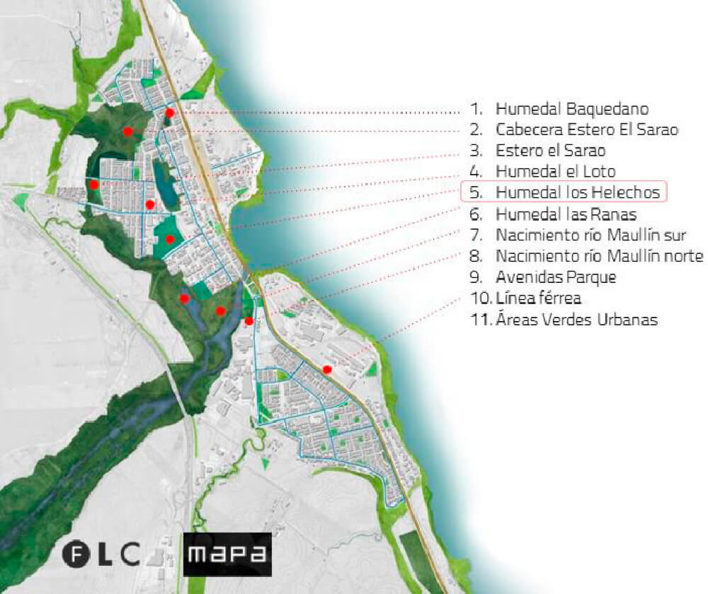 Plan de Infraestructura Verde de Llanquihue (Fundación Legado Chile y MAPA UC, 2018)