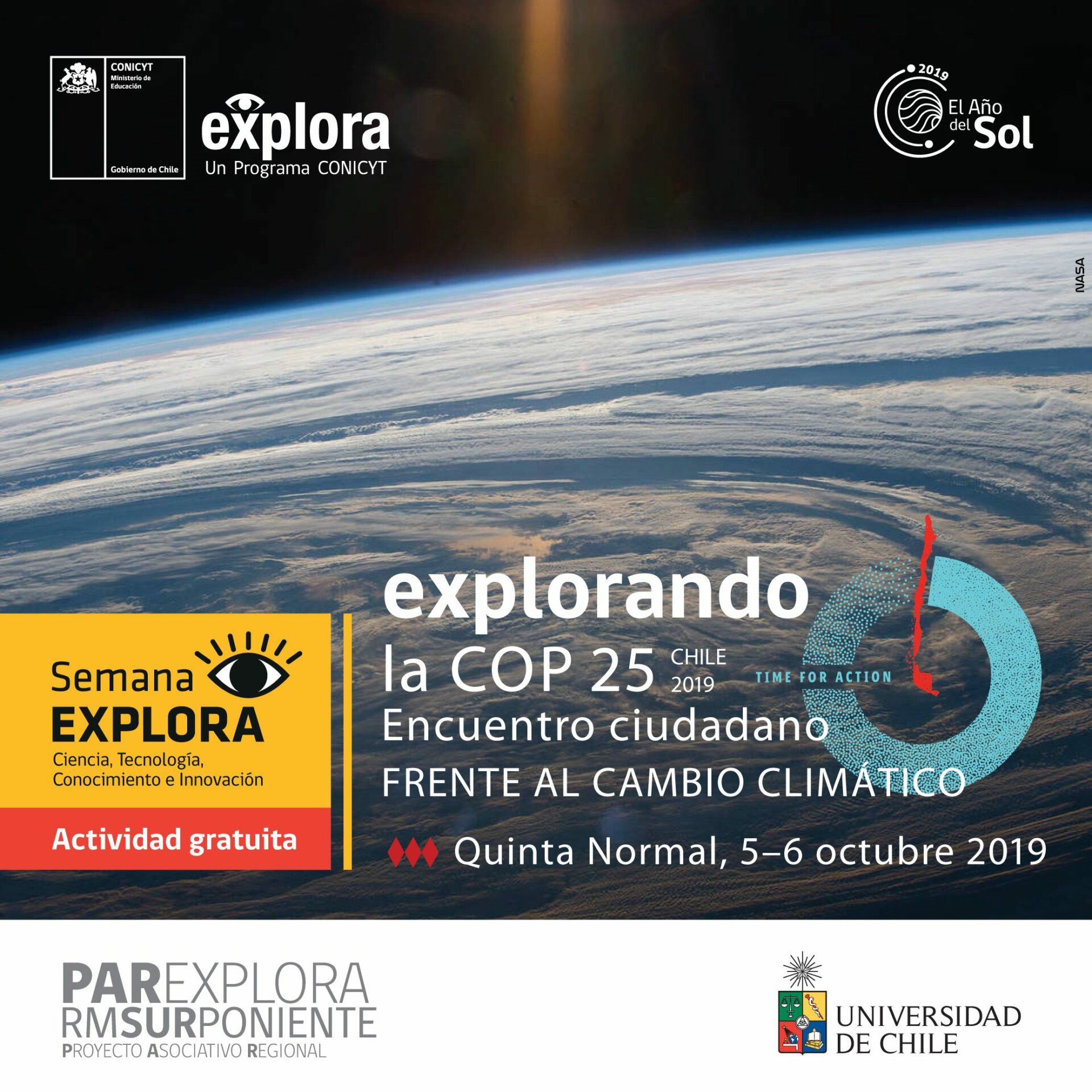 “Explorando la COP25: Encuentro Ciudadano frente al Cambio Climático”