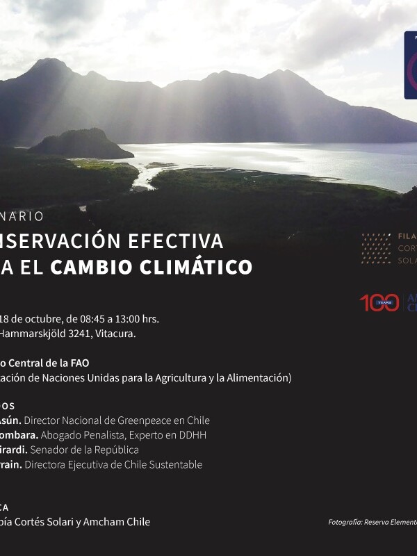Seminario conservación efectiva para el cambio climático