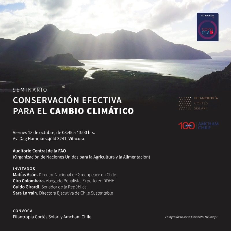 Seminario conservación efectiva para el cambio climático