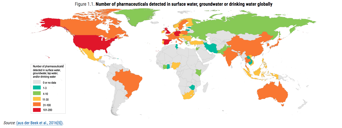 Pharmaceutical Residues in Freshwater. OCDE