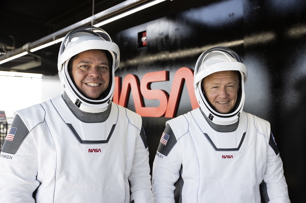 Los astronautas Bob Behnken (a la izquierda) y Doug Hurley (a la derecha), ©Official SpaceX Photos