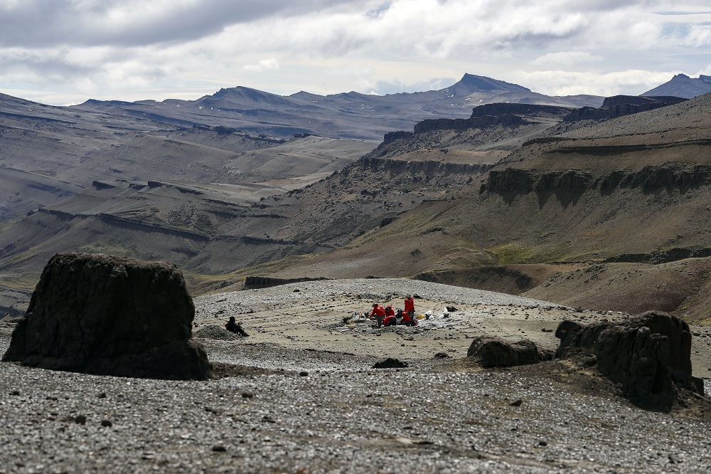 Expedición paleontológica 2020 ©Felipe Trueba | EPA