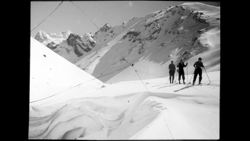 Esquí en Lo Valdés, Circa 1935 – Autor desconocido