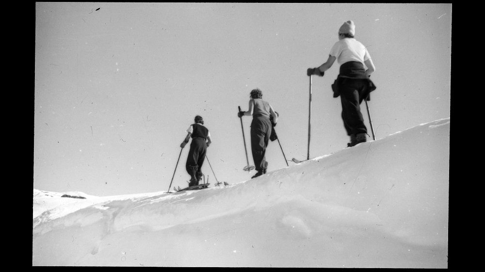 Esquí en Los Azules Circa 1935 – Autor desconocido