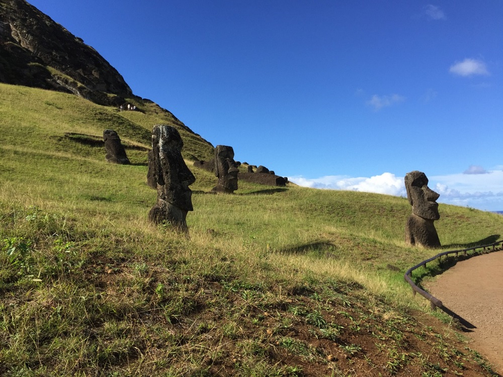 Moais en Rapa Nui ©Calogero Santoro