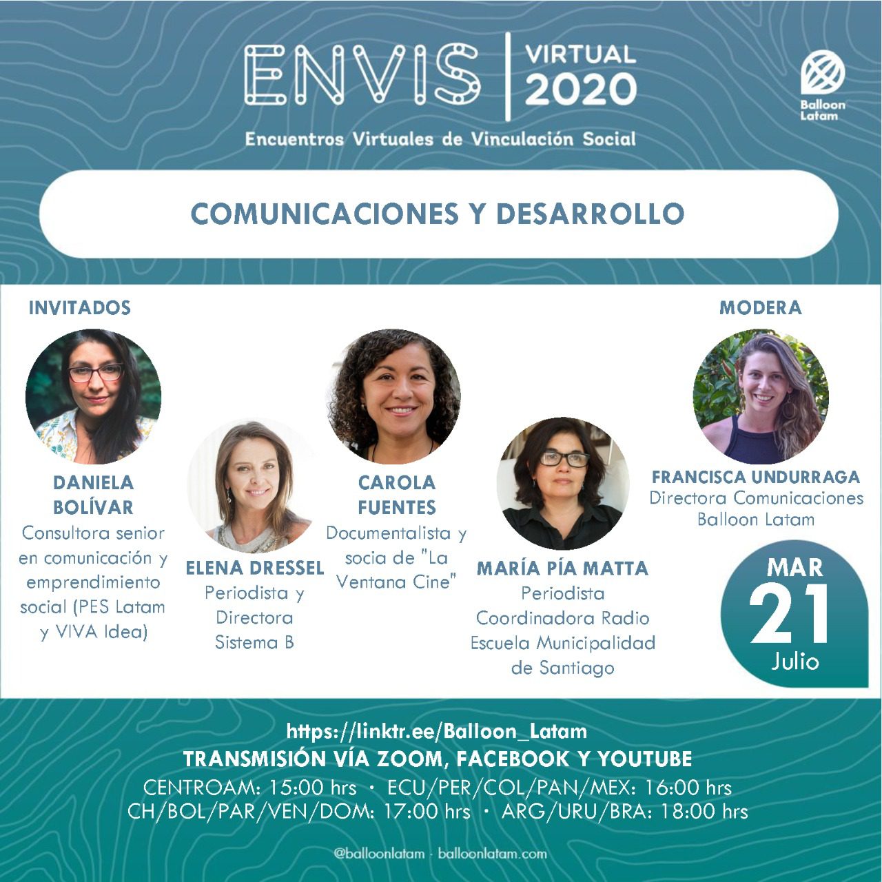 Encuentro virtual de vinculación social: «Comunicaciones y Desarrollo»