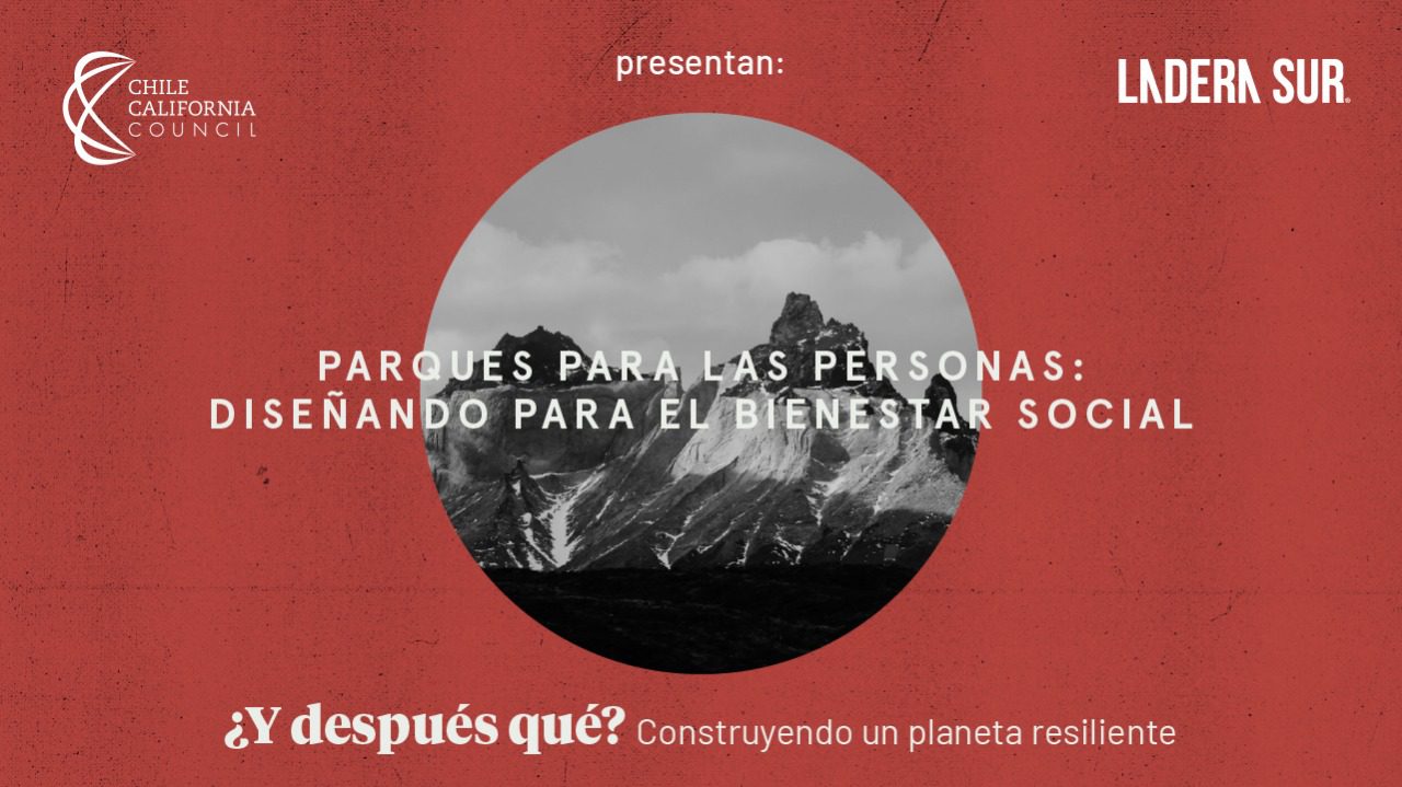 Nuevo conversatorio “Parques para las personas: diseñando para el bienestar social”   