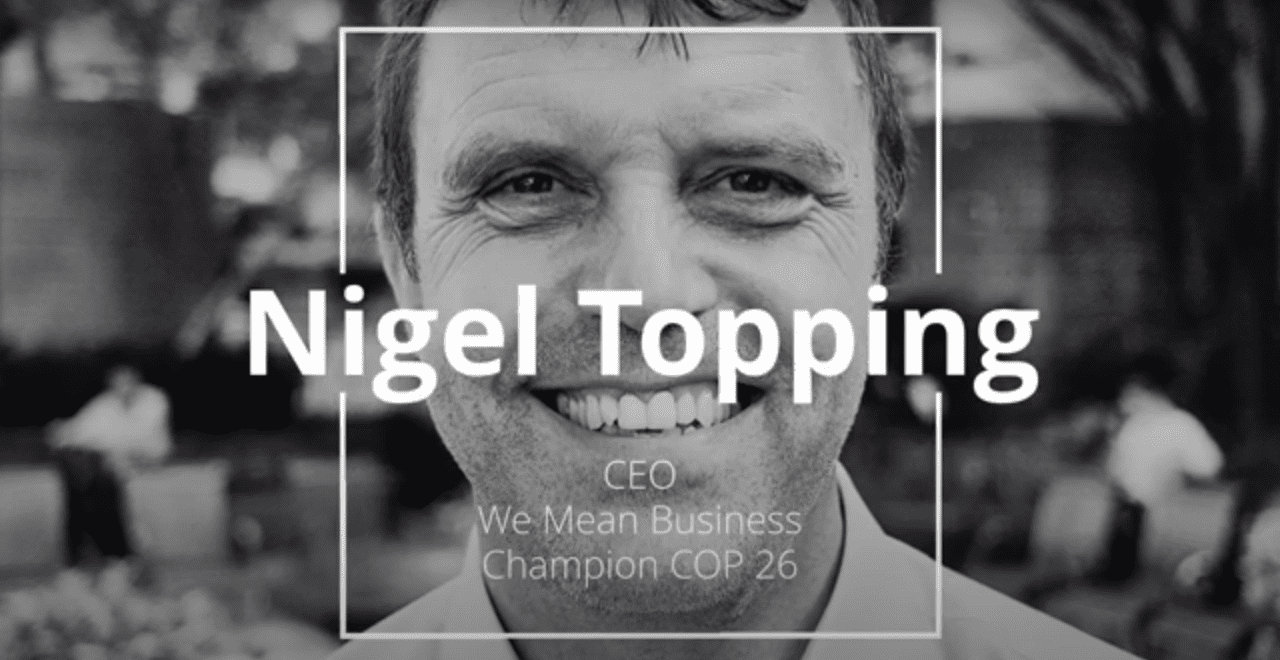 Entrevistas Urgentes #7: Nigel Topping, Champion COP26 y ex CEO de We Mean Business