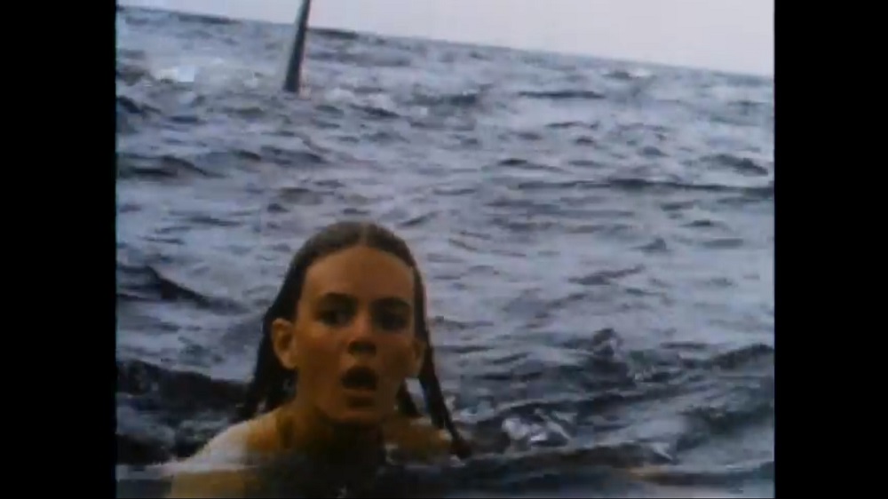 Captura de pantalla de la película Tiburón (1975)
