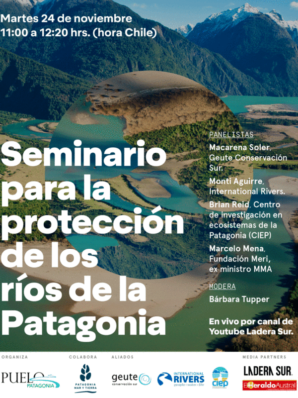 Seminario para la protección de los ríos de la Patagonia: una mirada desde la ciencia, la política y la legislación