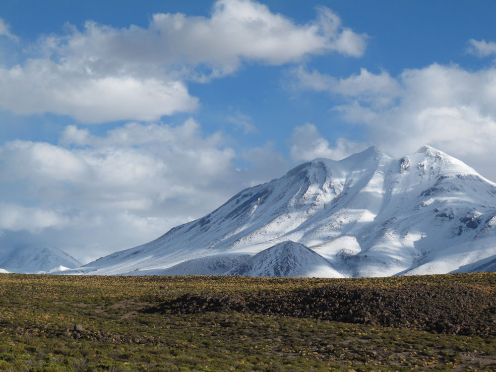 Paisaje observado a 4000 m de altitud después de las lluvias del verano en el desierto de Atacama, localizado en la región norte de Chile/ Imagen: Flickr