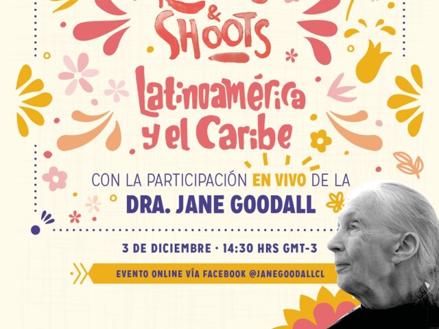 Jane Goodall será parte del Primer encuentro Roots & Shoots de Latinoamérica y el Caribe