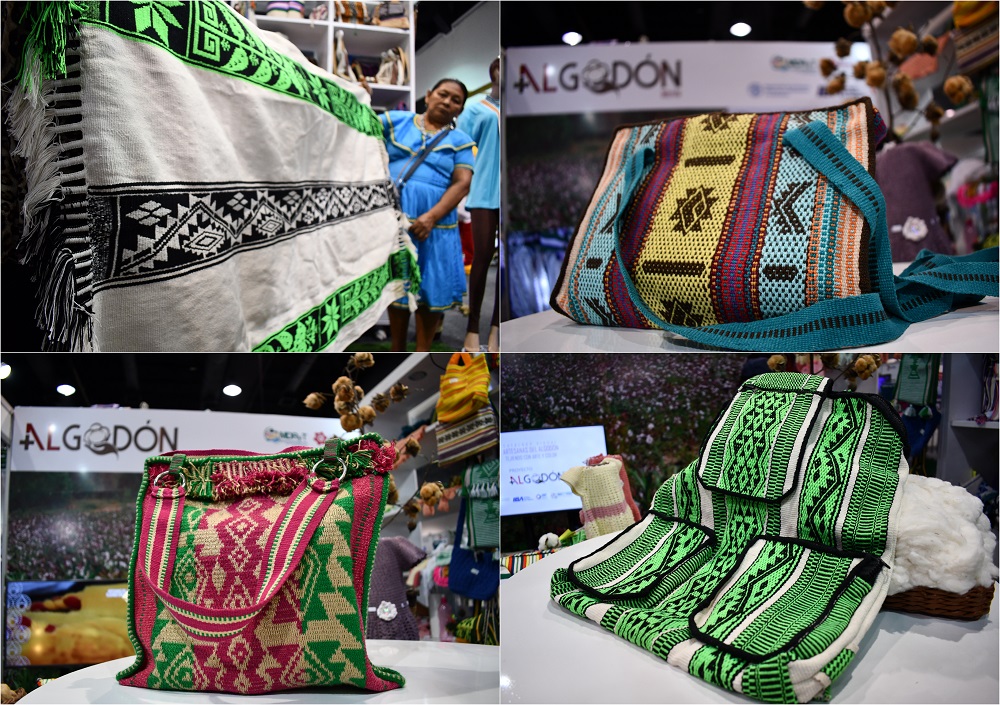 Productos elaborados con algodón nativo ©Proyecto +Algodón Bolivia