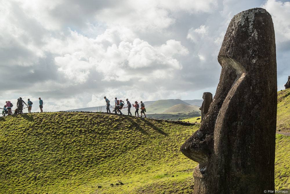 Turismo accesible, Rapa Nui ©Cortesía Wheel the World