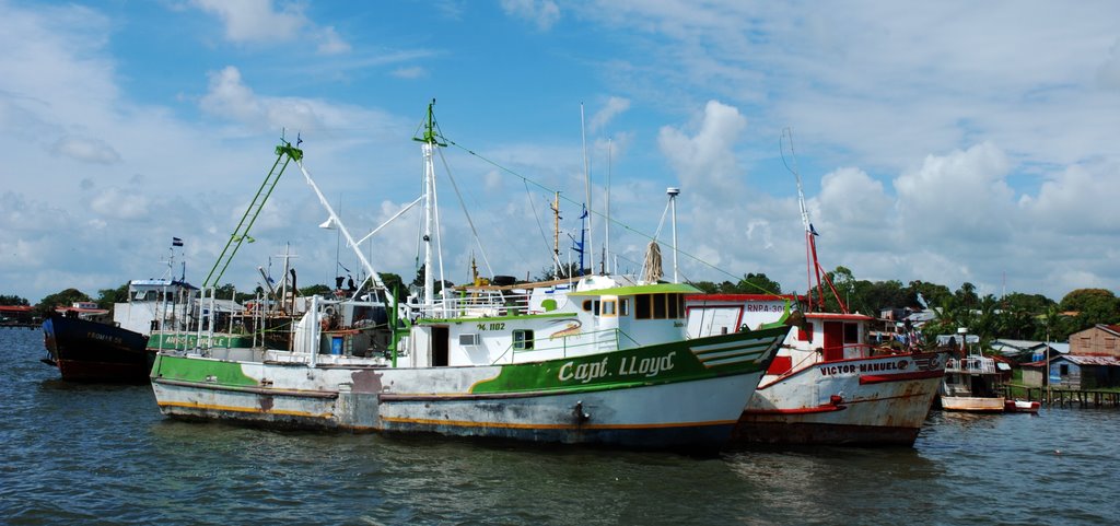 La embarcación Capt. Lloyd, de bandera nicaragüense, detenida por la Armada colombiana con 138 kilogramos de carne de tortuga carey. Crédito: World Travel Vessels