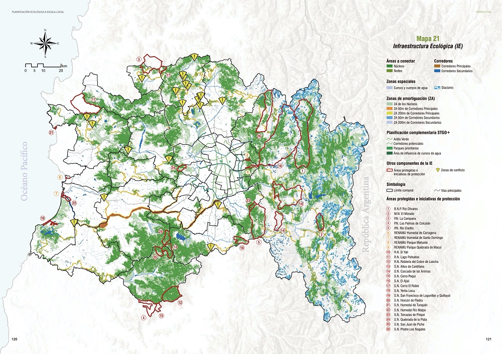 Áreas de alto valor en biodiversidad Chile central ©GEF Montaña