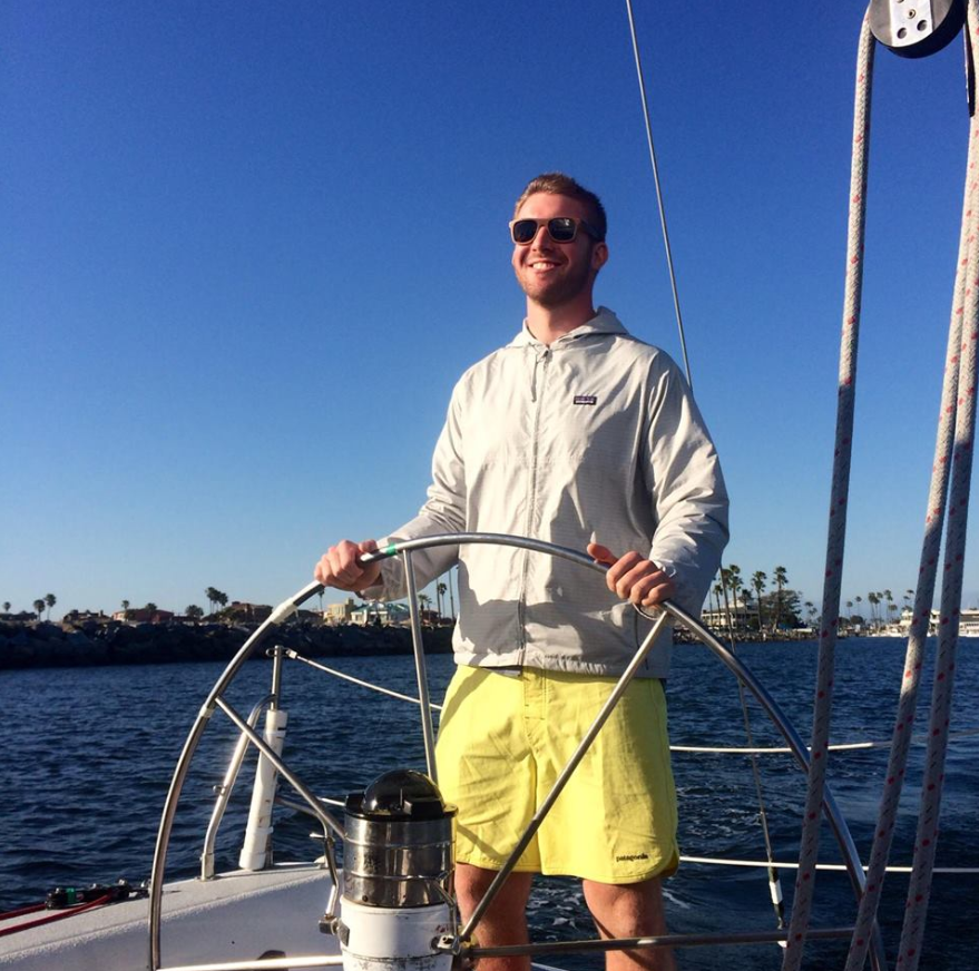 Alex Perry sailing
