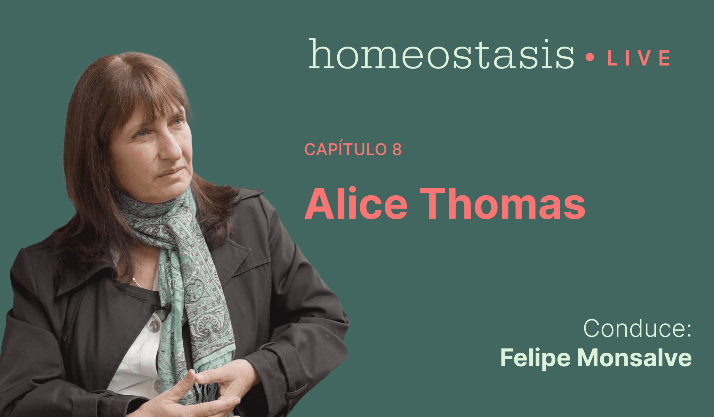 No te pierdas el último episodio de «Homeostasis Live»: una conversación con sobre psicología y astrología con Alice Thomas