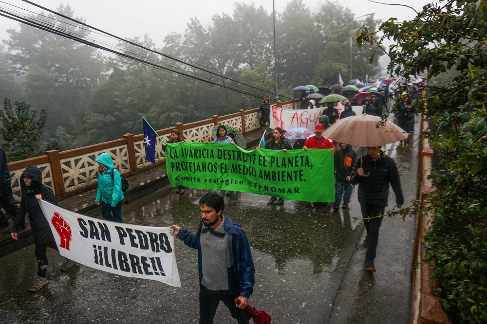 Manifestación para la protección del río San Pedro ©Alejandro Jara