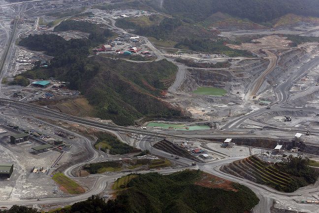 Extracción de Minera Panamá en Donoso. La foto fue tomada el 18 de diciembre de 2019. Crédito: © La Prensa de Panamá/Gabriel Rodríguez