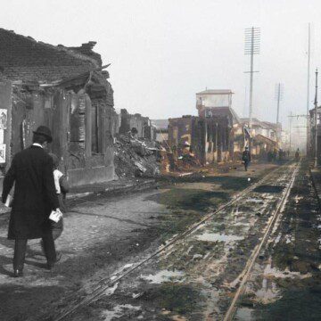 A 115 años del terremoto de 1906 en Valparaíso: recordando la historia a través de fotografías en color