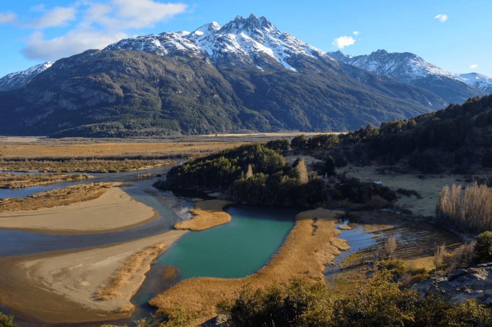 Confluencia Río Ibañez y El Manso, Carretera Austral, Región de Aysén. Crédito: © Pía Vergara