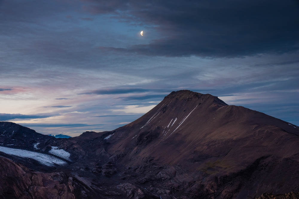 Monte tenerife en el Crepúsculo -Travesía Pratt ©David Cossio.