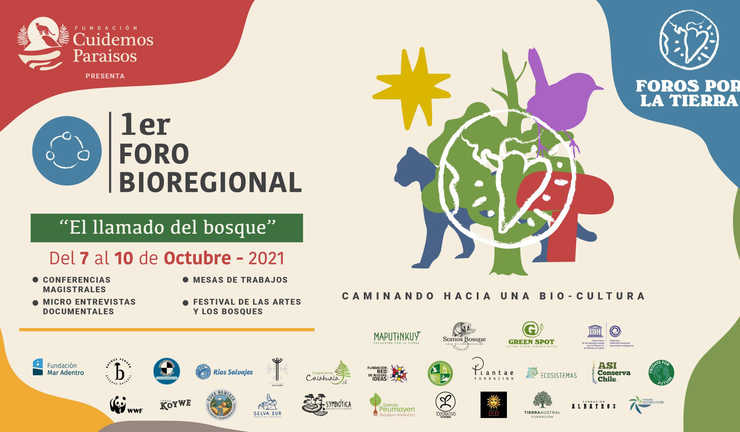 ¡No te pierdas el primer foro bioregional “El llamado del Bosque”!