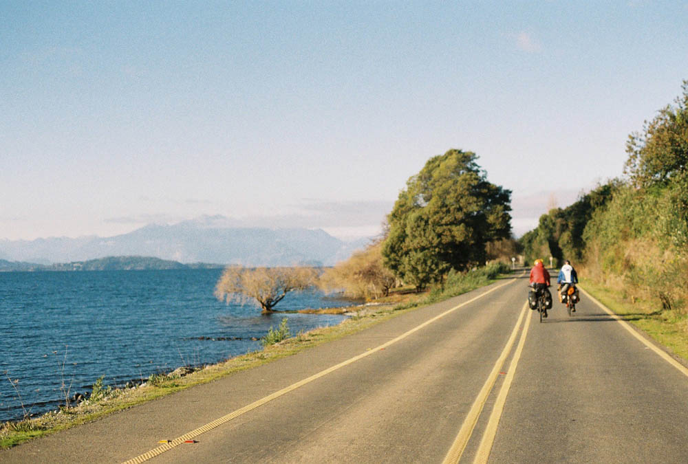 Llegando a lago Ranco Bicicleta lago Ranco ©Alfonso Abé