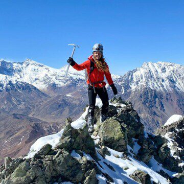 Paula Cofré Saphier: la energía de una joven promesa del montañismo chileno