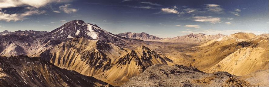 Caldera Diamante y Volcán Maipo ©Fundación Código Andino